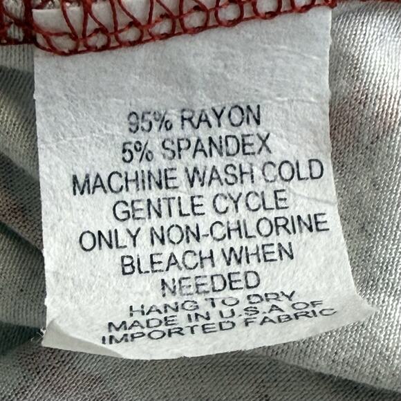 Salaam Midi Dress Medium Burgandy Red Floral Fit and Flare A Line 3/4 Sleeves - Picture 5 of 5